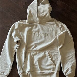 Talentless Light Tan Hoodie. Men’s medium